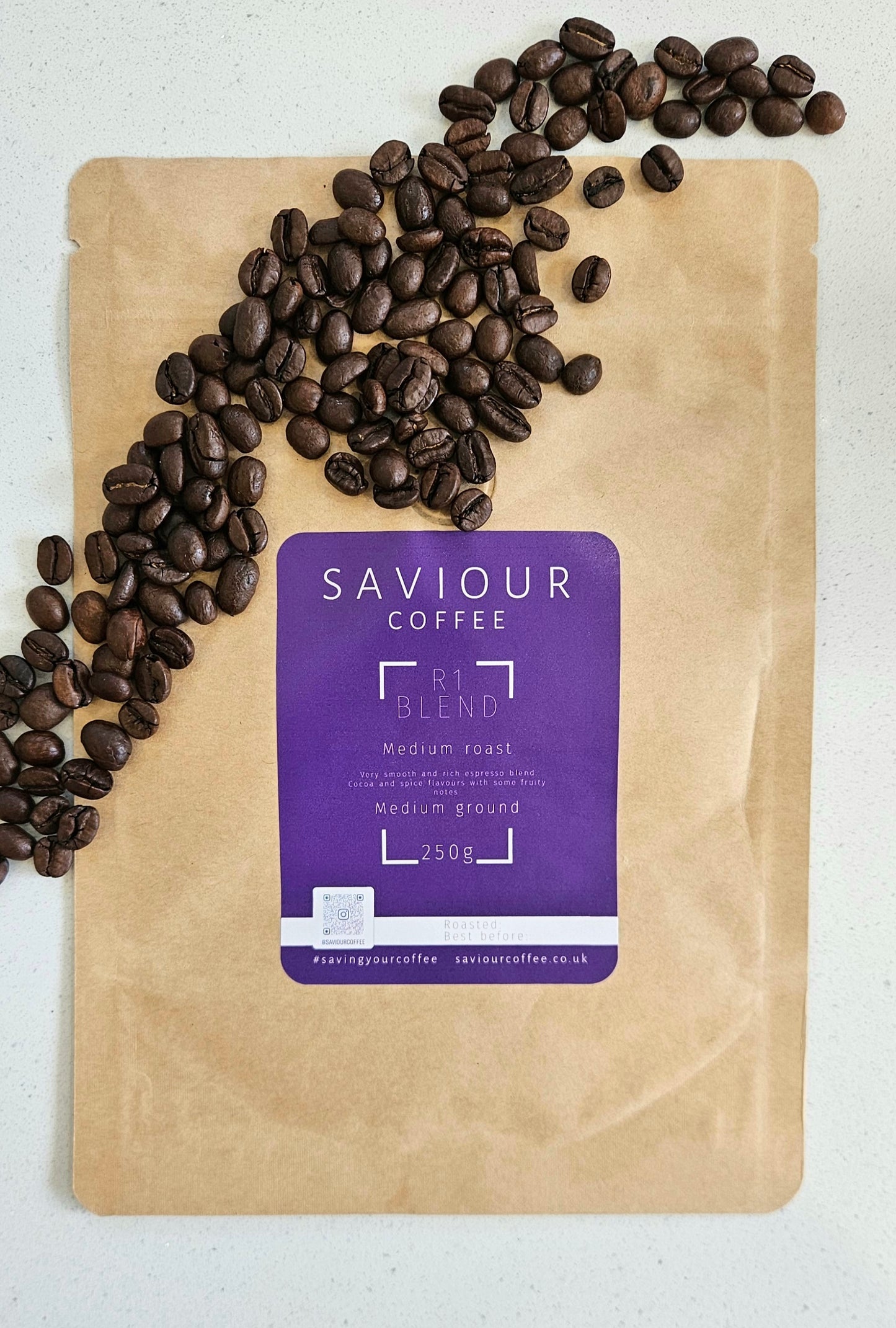 Saviour Coffee Beans R1 Blend 1kg