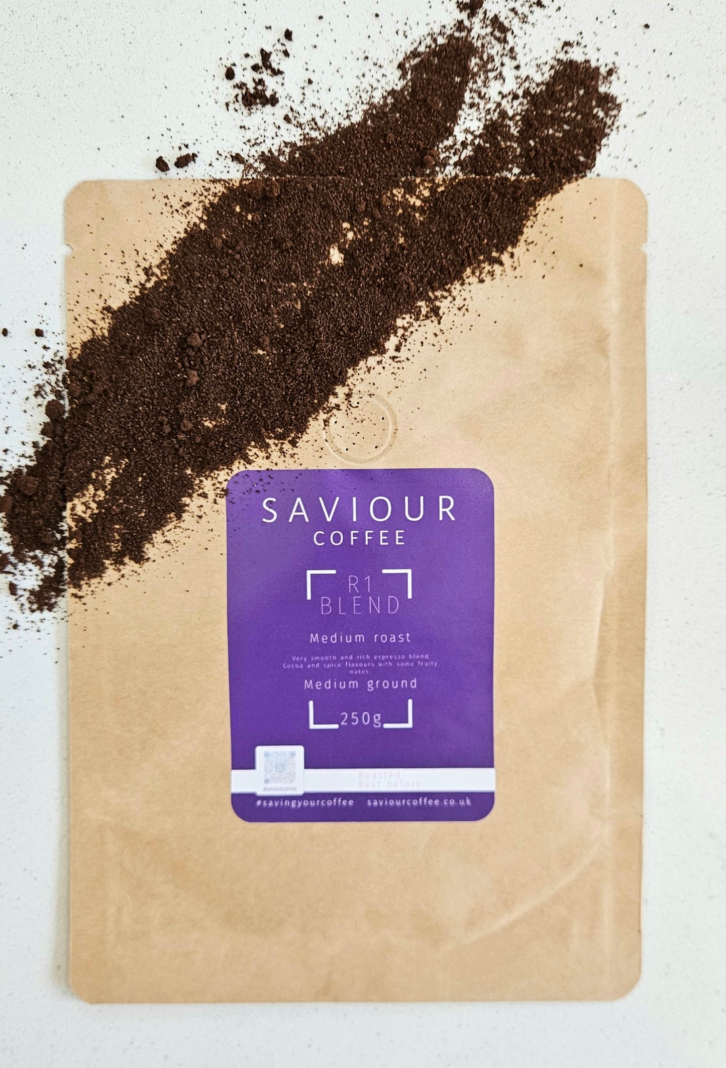 Saviour Ground Coffee R1 Blend 250g